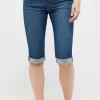 Jeans Capri TU with distressed look