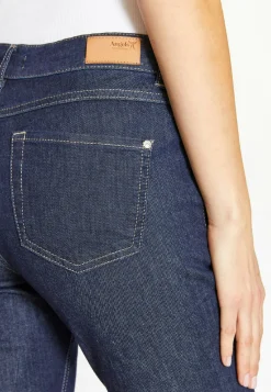 Jeans Capri TU with distressed look