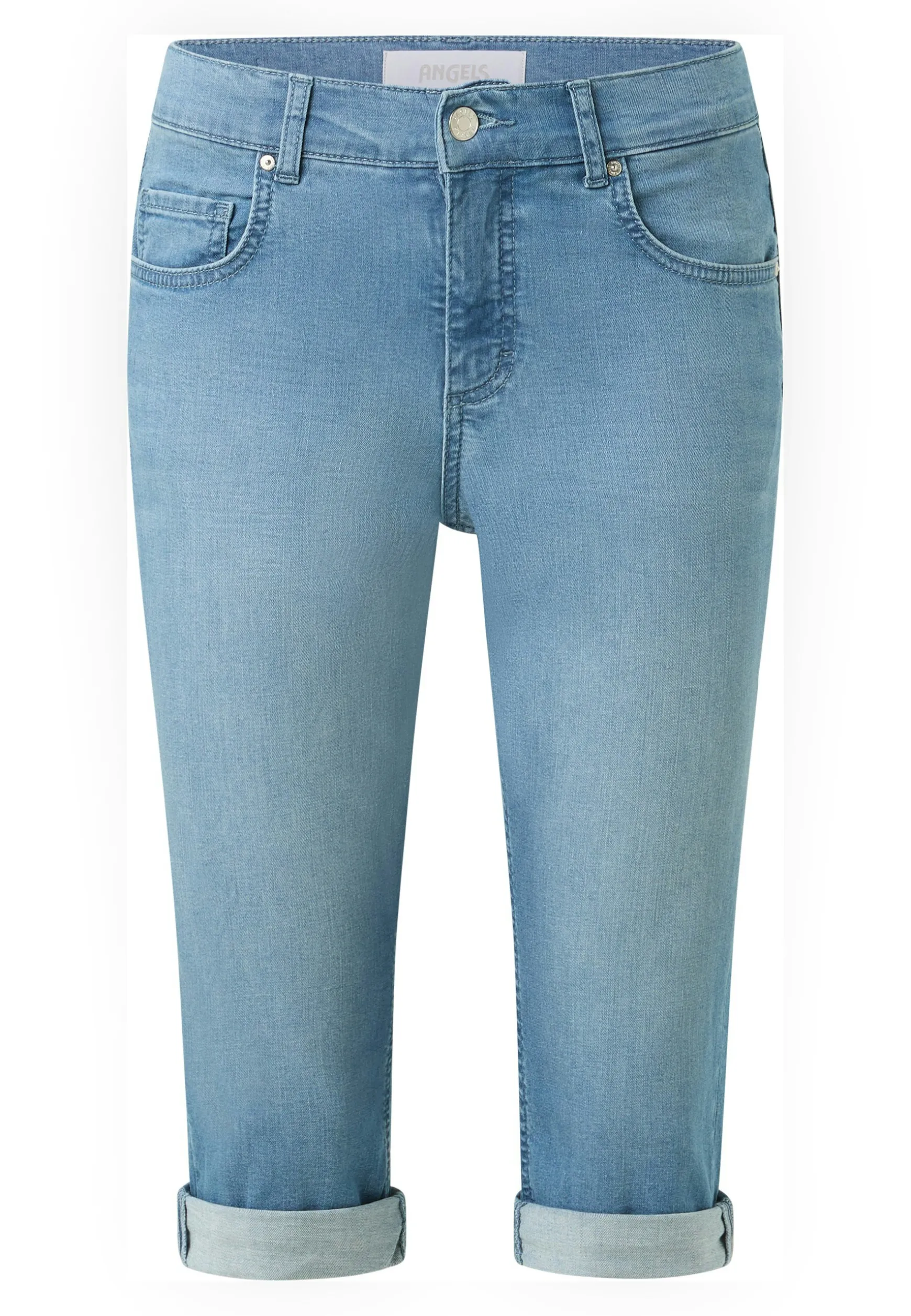 Jeans Capri TU with distressed look