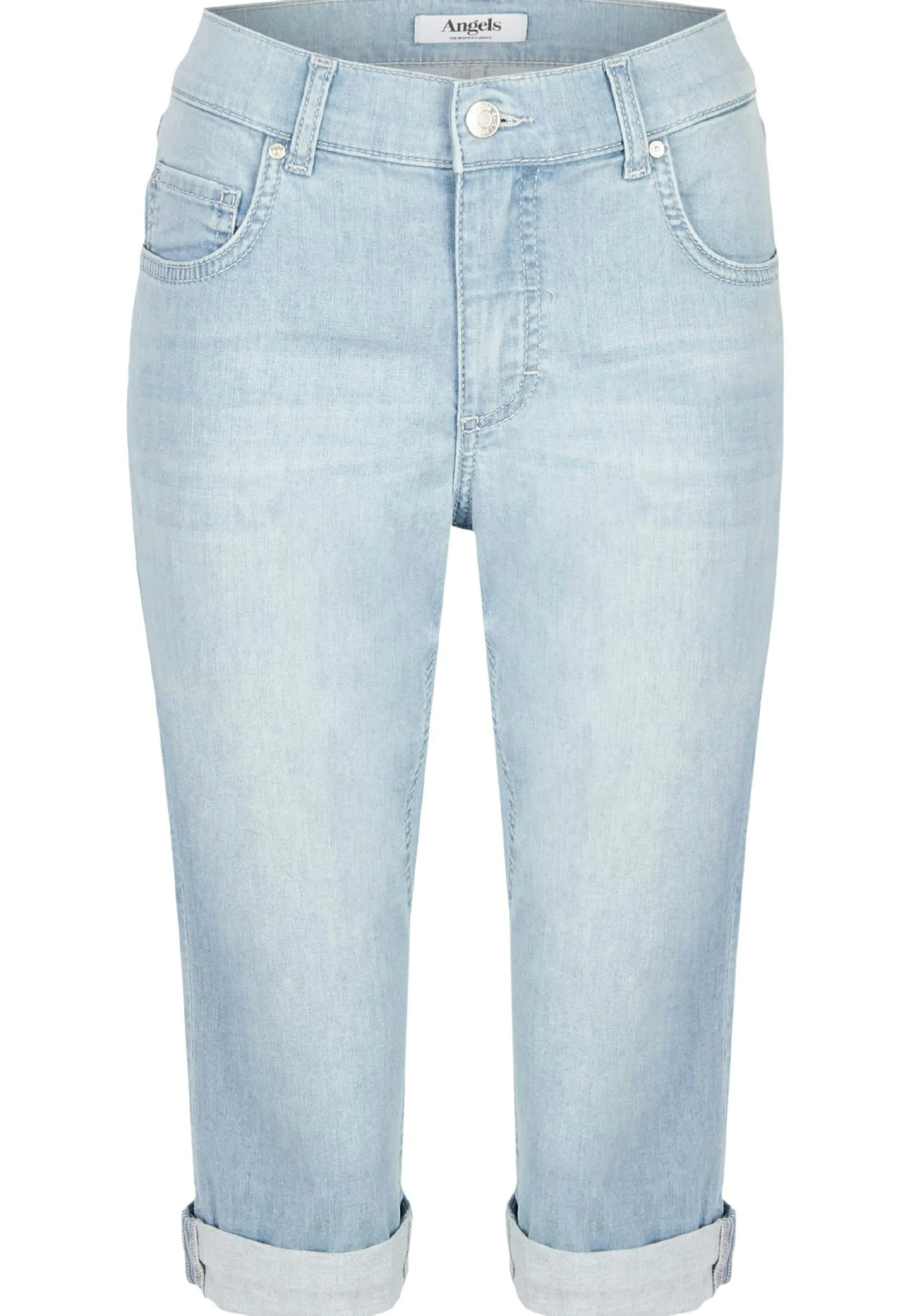 Jeans Capri TU with distressed look