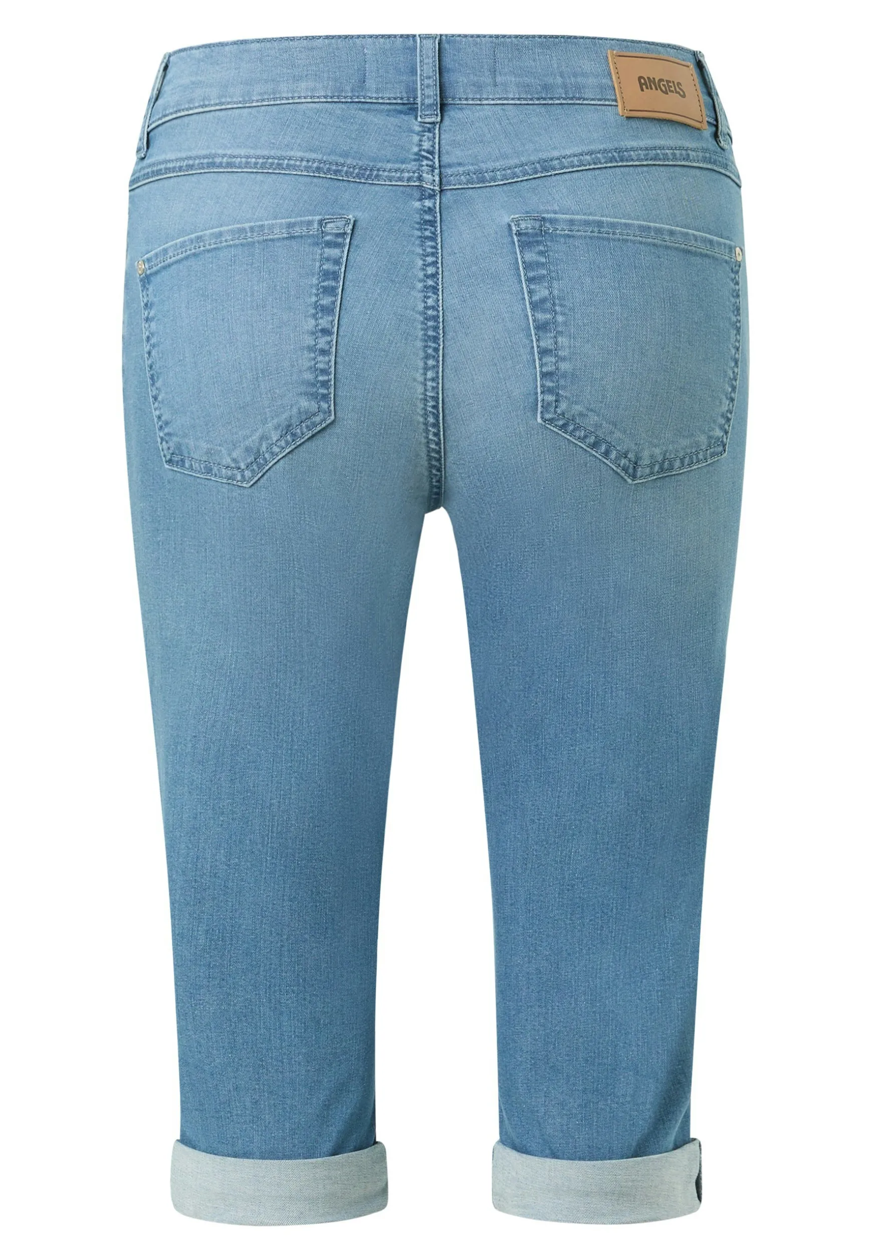 Jeans Capri TU with distressed look
