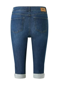 Jeans Capri TU with distressed look