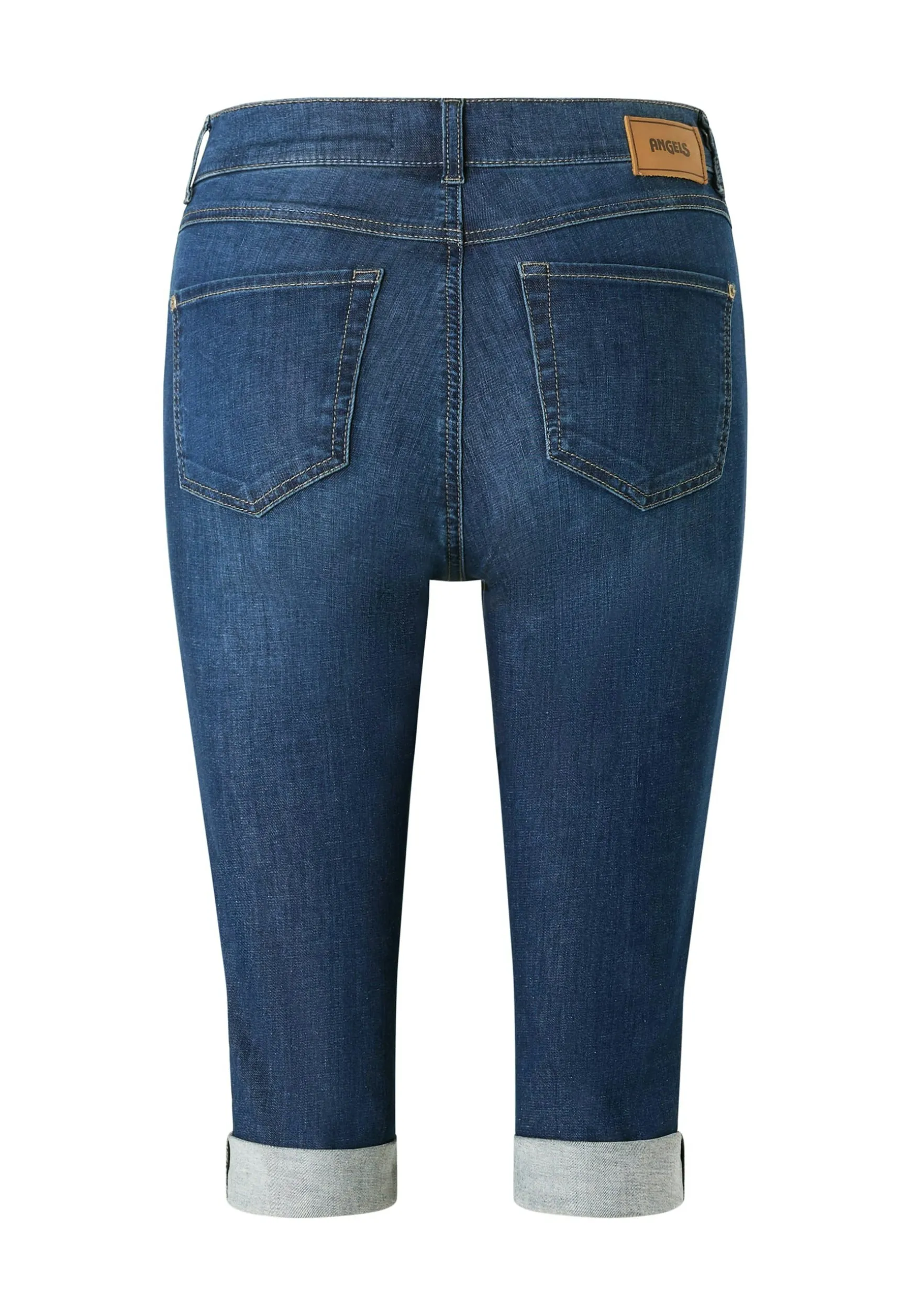 Jeans Capri TU with distressed look