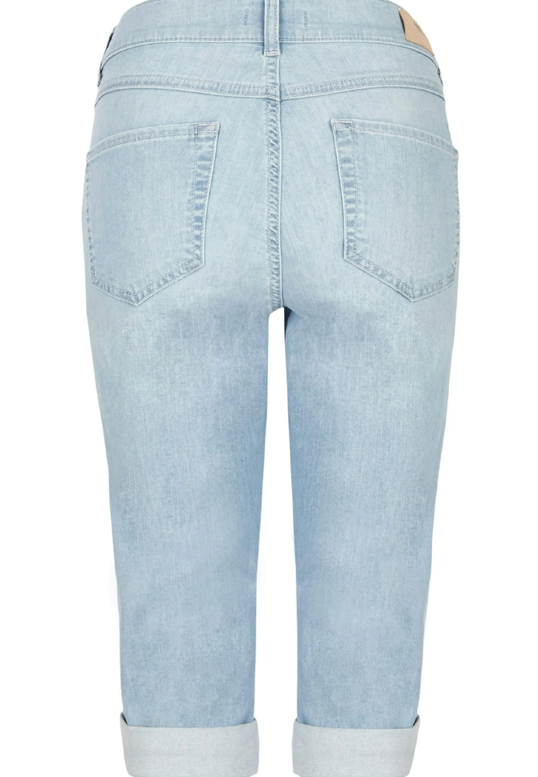 Jeans Capri TU with distressed look