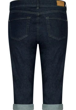 Jeans Capri TU with distressed look
