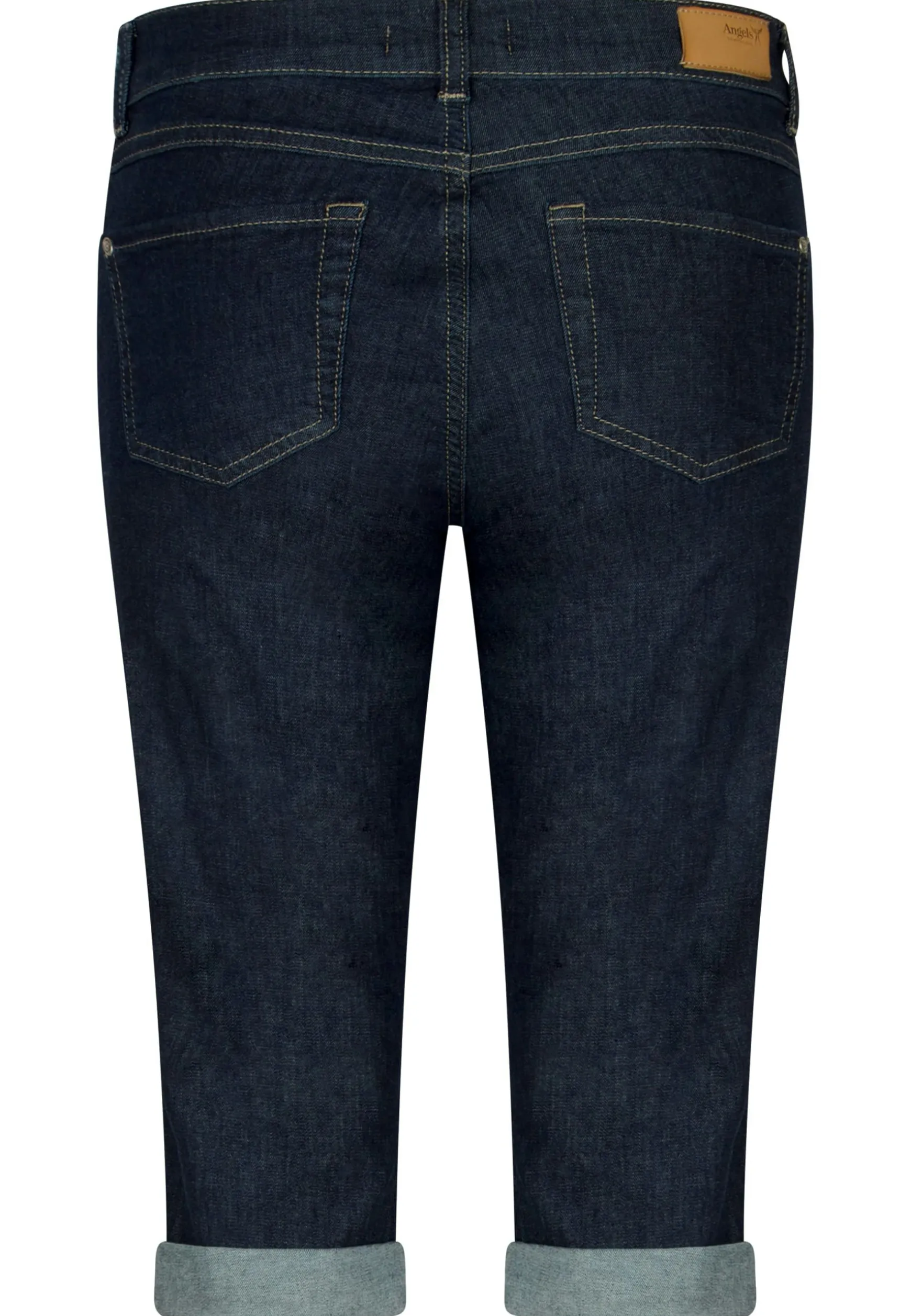 Jeans Capri TU with distressed look