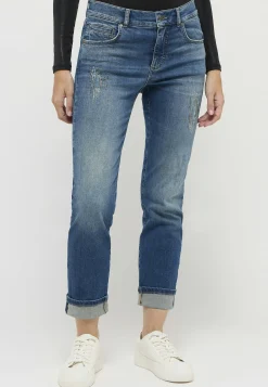Jeans Cici Crop with rhinestones