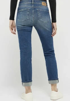 Jeans Cici Crop with rhinestones