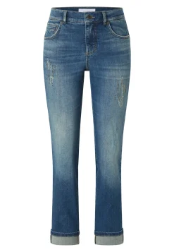Jeans Cici Crop with rhinestones