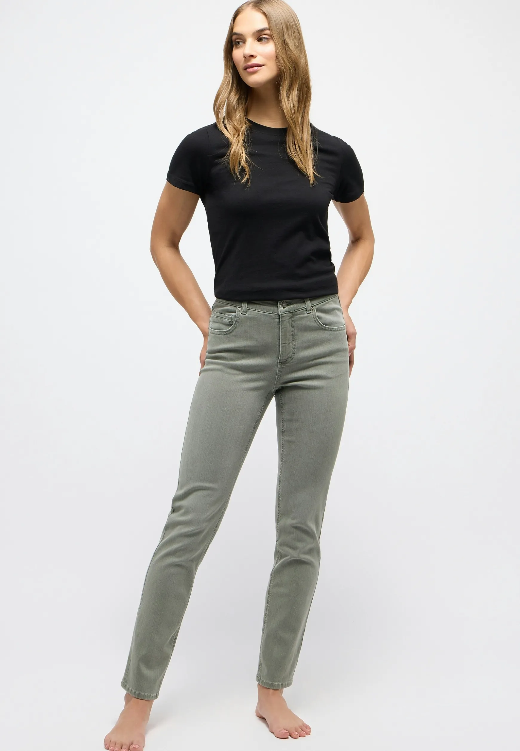 Jeans Cici with authentic denim