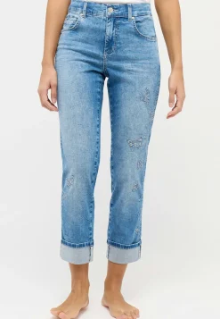 Jeans Cici with butterfly print