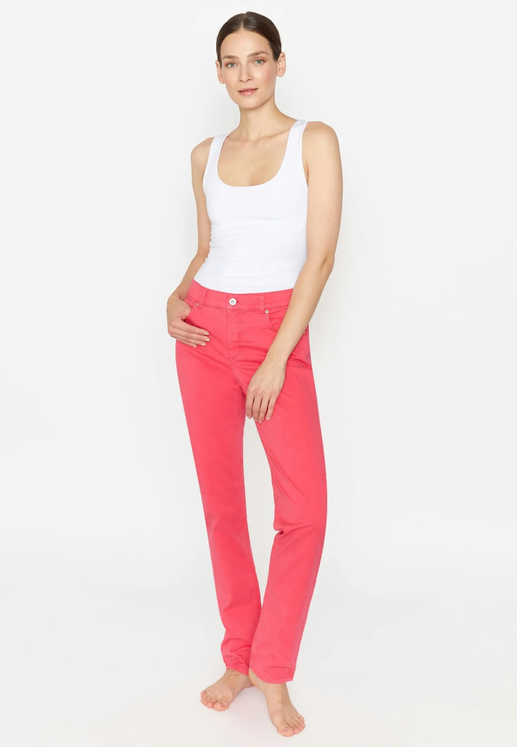 Jeans Cici with coloured denim