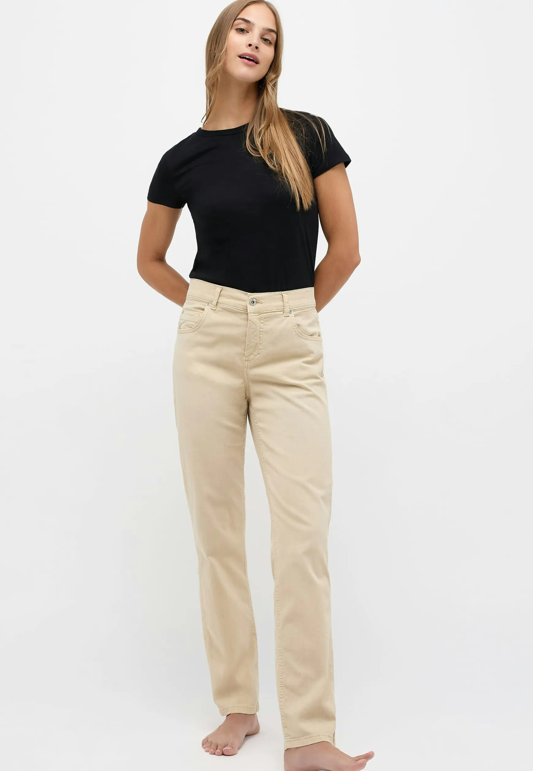 Jeans Cici with coloured denim