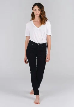 Jeans Cici with solid-colored design