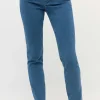 Jeans Cici with sporty denim
