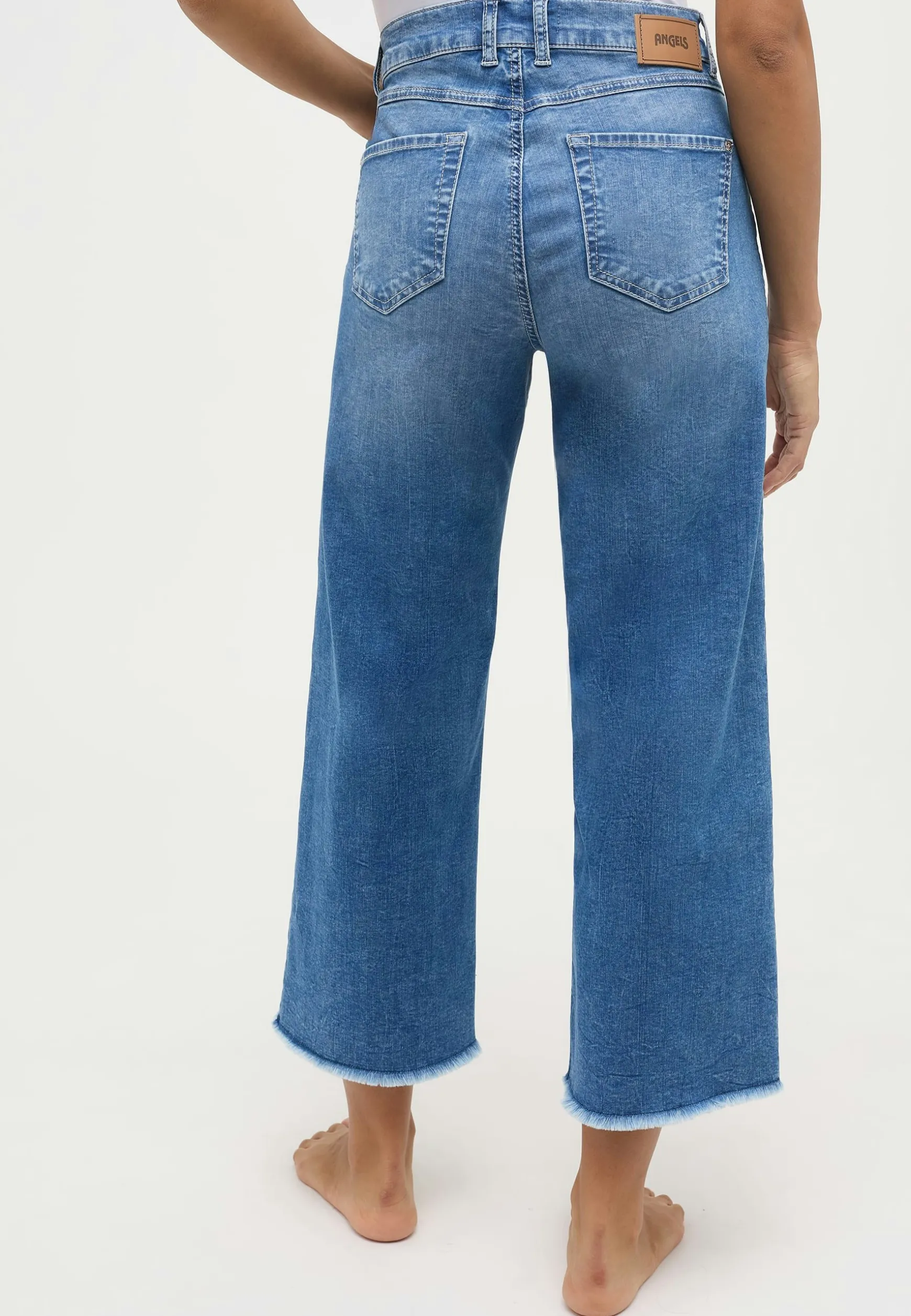 Jeans Culotte Linn Fringe