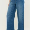 Jeans Culotte with Authentic Denim