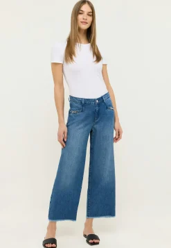 Jeans Culotte with Authentic Denim