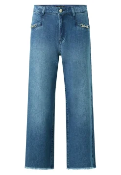Jeans Culotte with Authentic Denim