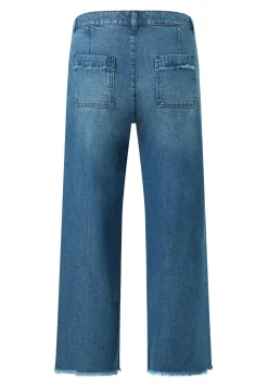 Jeans Culotte with Authentic Denim