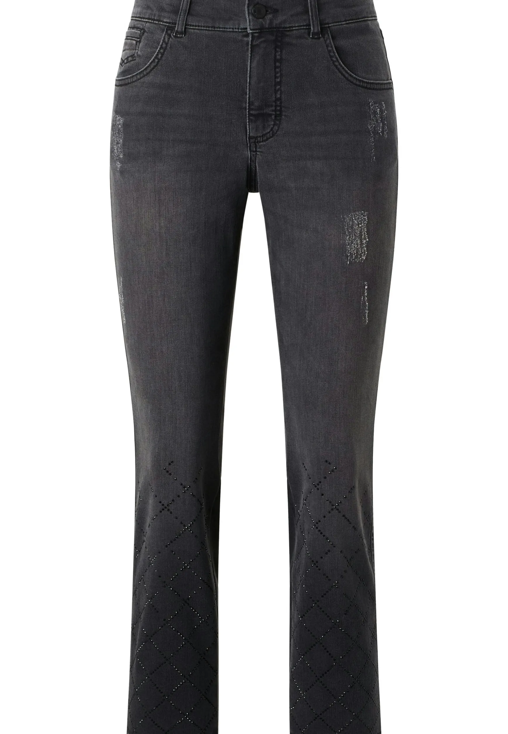 Jeans Darleen Crop Diamond with rhinestones