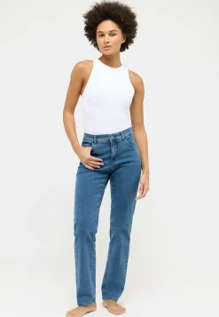 Jeans Dolly with sporty denim