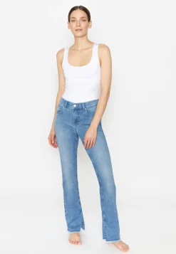 Jeans Leni Slit Fringe with hem slit