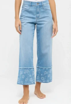 Jeans Linn Flower with floral pattern