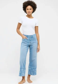 Jeans Linn Flower with floral pattern