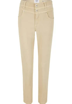 Jeans Ornella Button with solid fabric