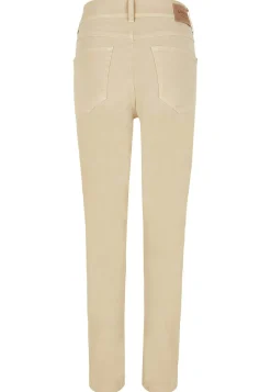 Jeans Ornella Button with solid fabric