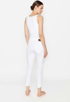 Jeans Ornella Plate with leg hem detail