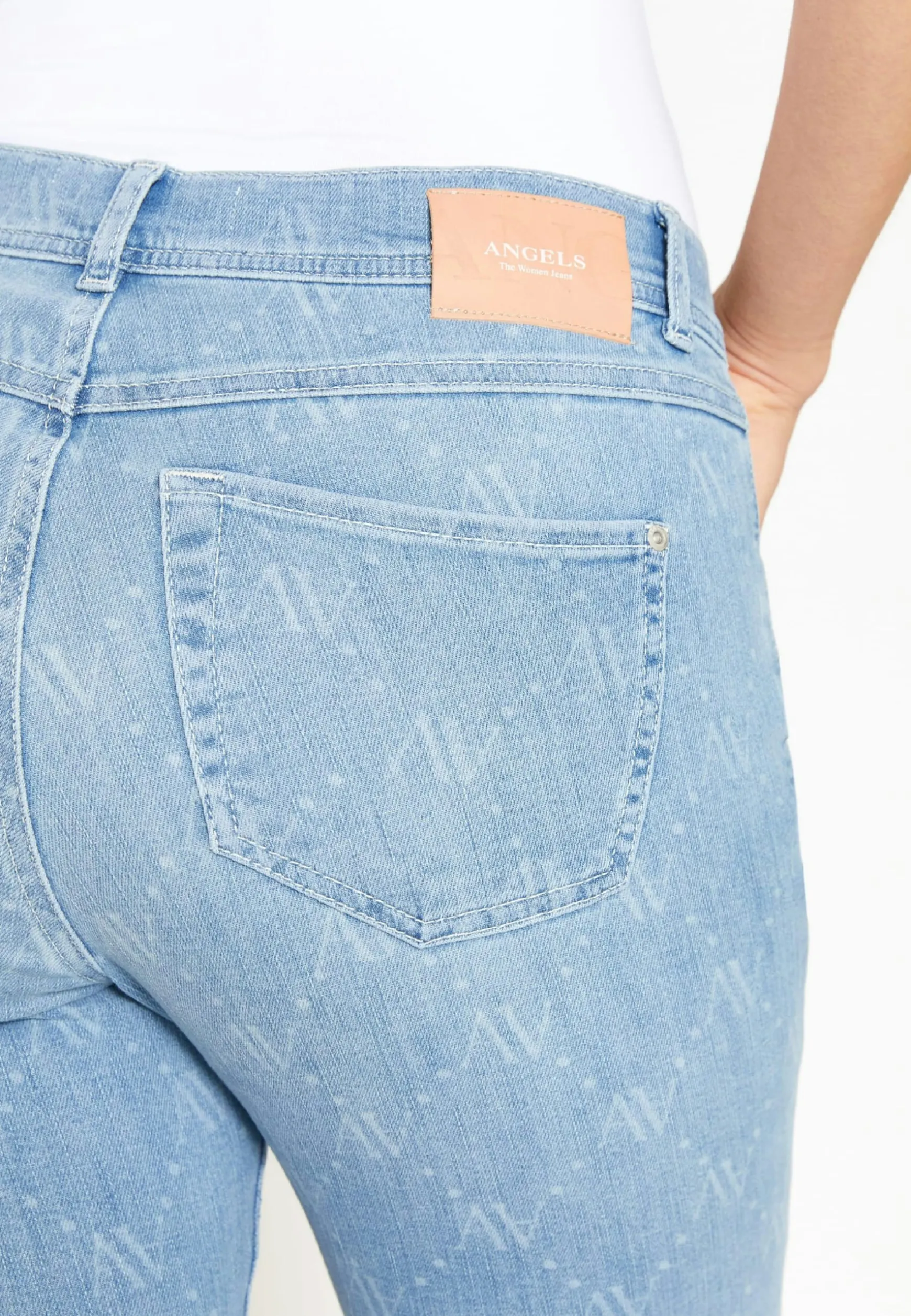 Jeans Ornella with laser print