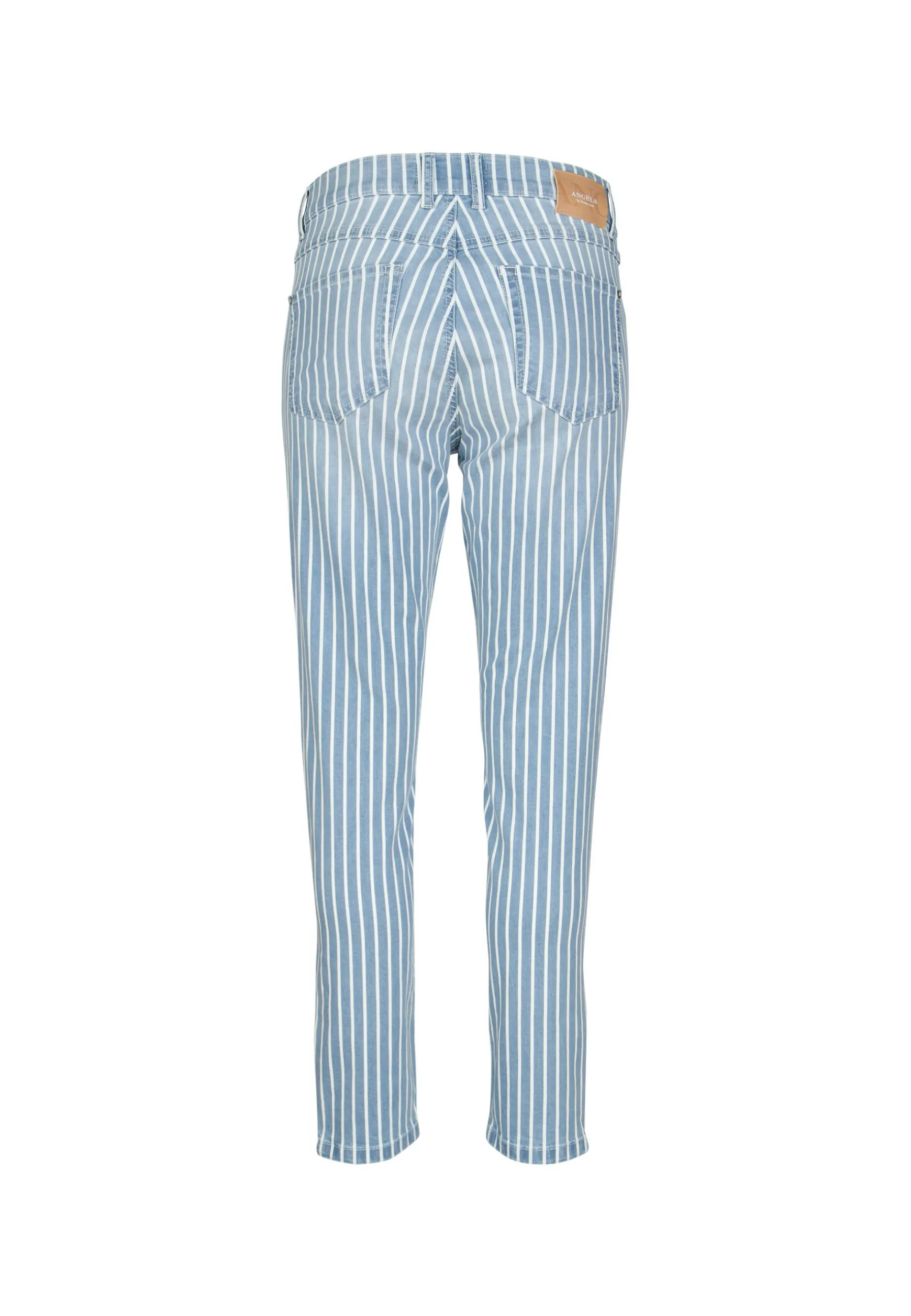 Jeans Skinny Ankle Zip with stripes