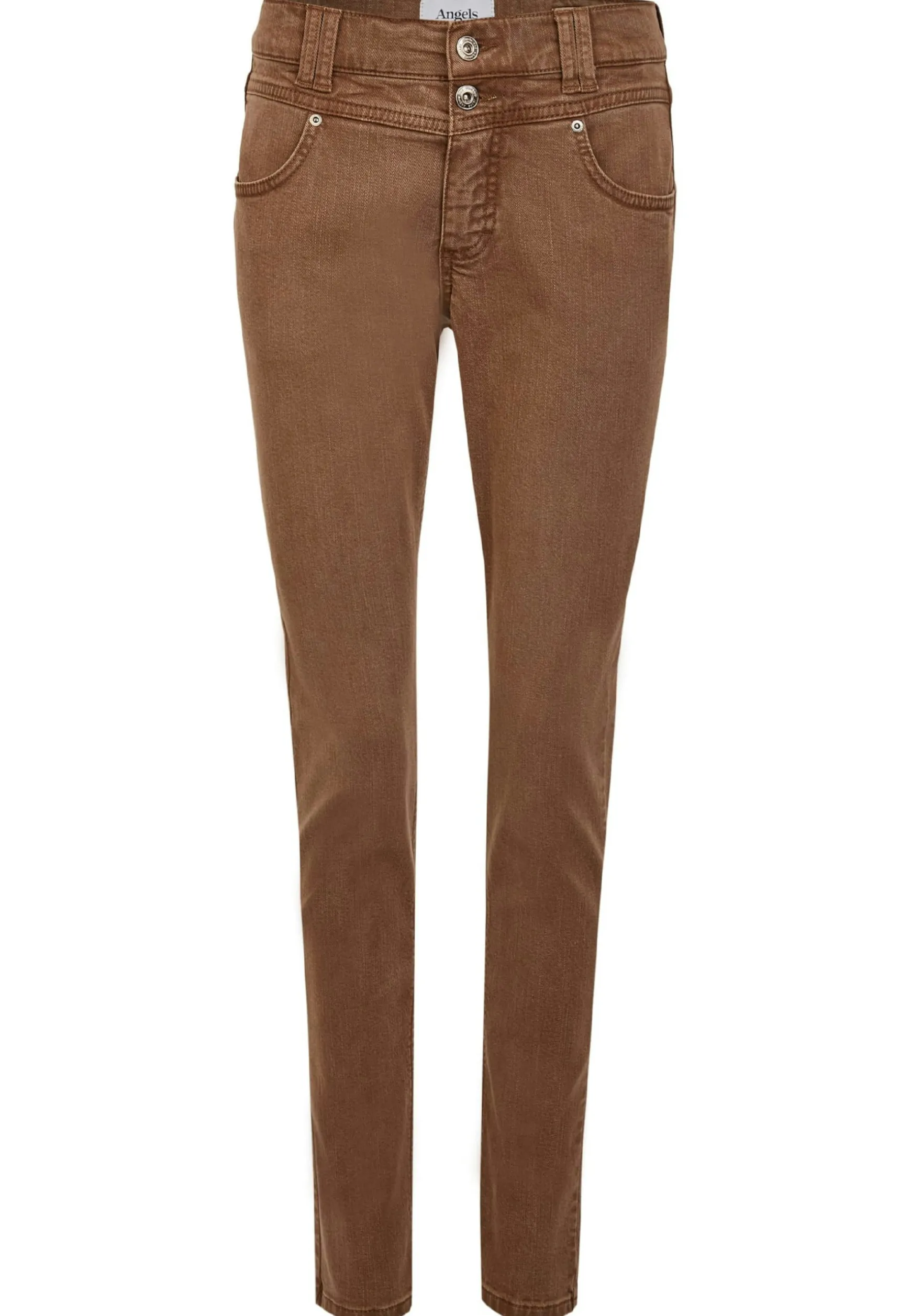 Jeans Skinny Button with colored denim