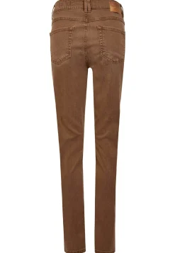 Jeans Skinny Button with colored denim