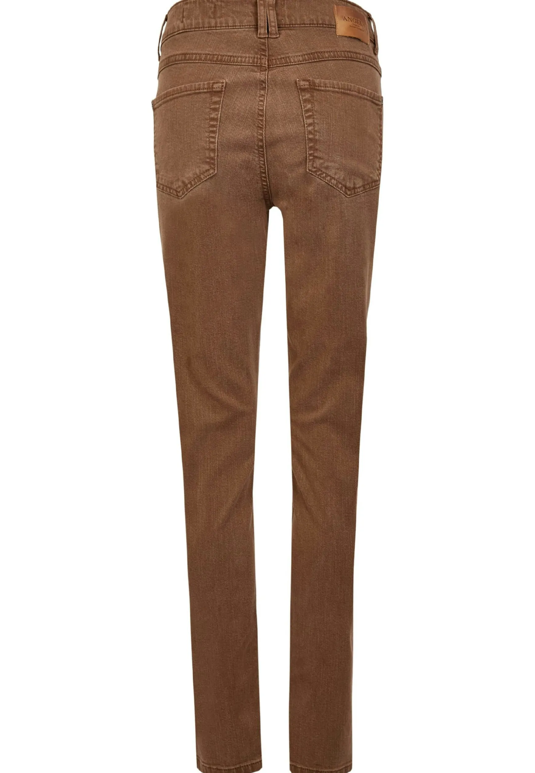 Jeans Skinny Button with colored denim