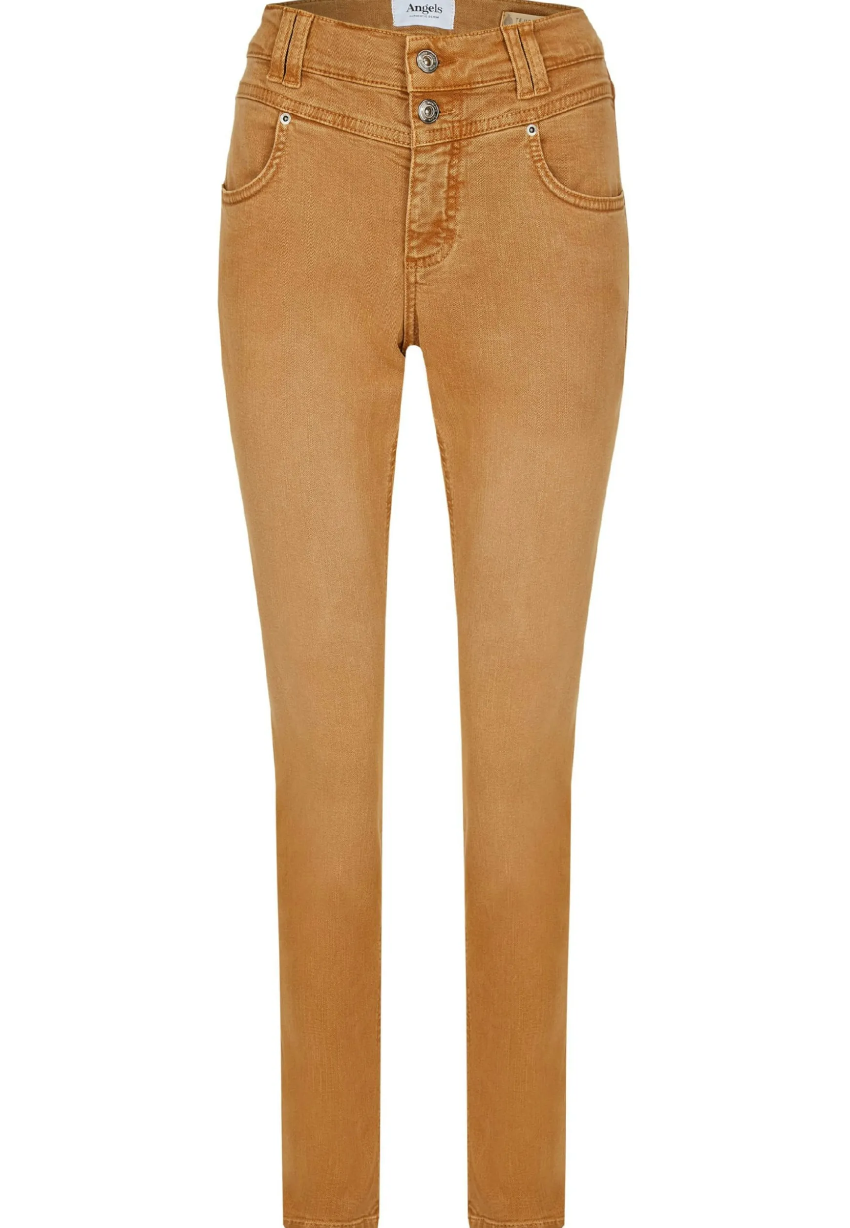 Jeans Skinny Button with colored denim