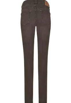 Jeans Skinny Button with colored denim