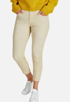 Jeans Tama Cropped with partially elasticized waistband