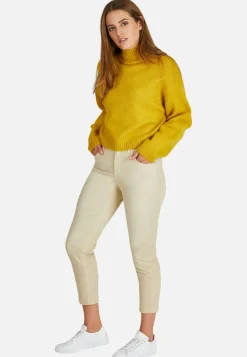 Jeans Tama Cropped with partially elasticized waistband