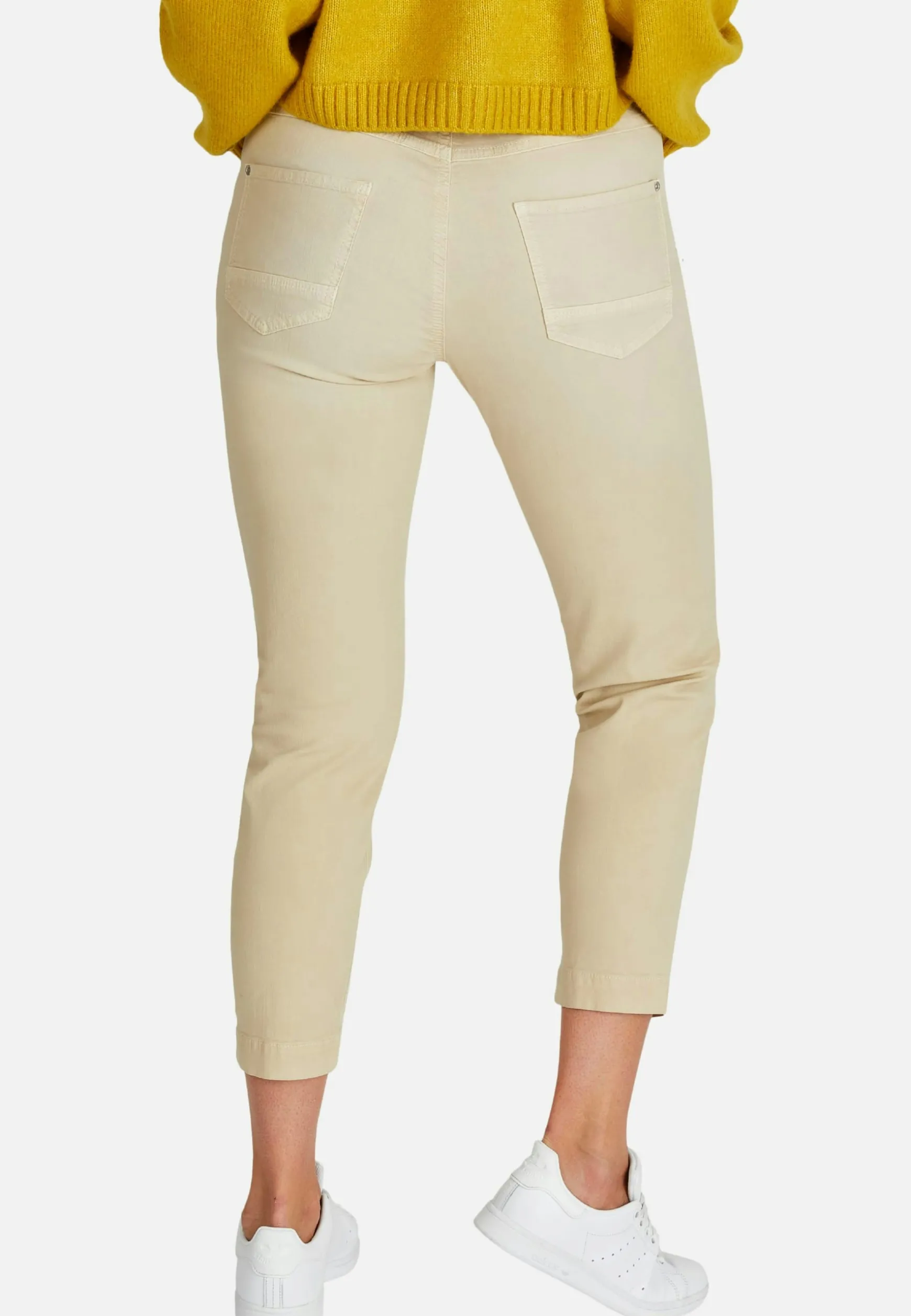 Jeans Tama Cropped with partially elasticized waistband