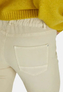 Jeans Tama Cropped with partially elasticized waistband