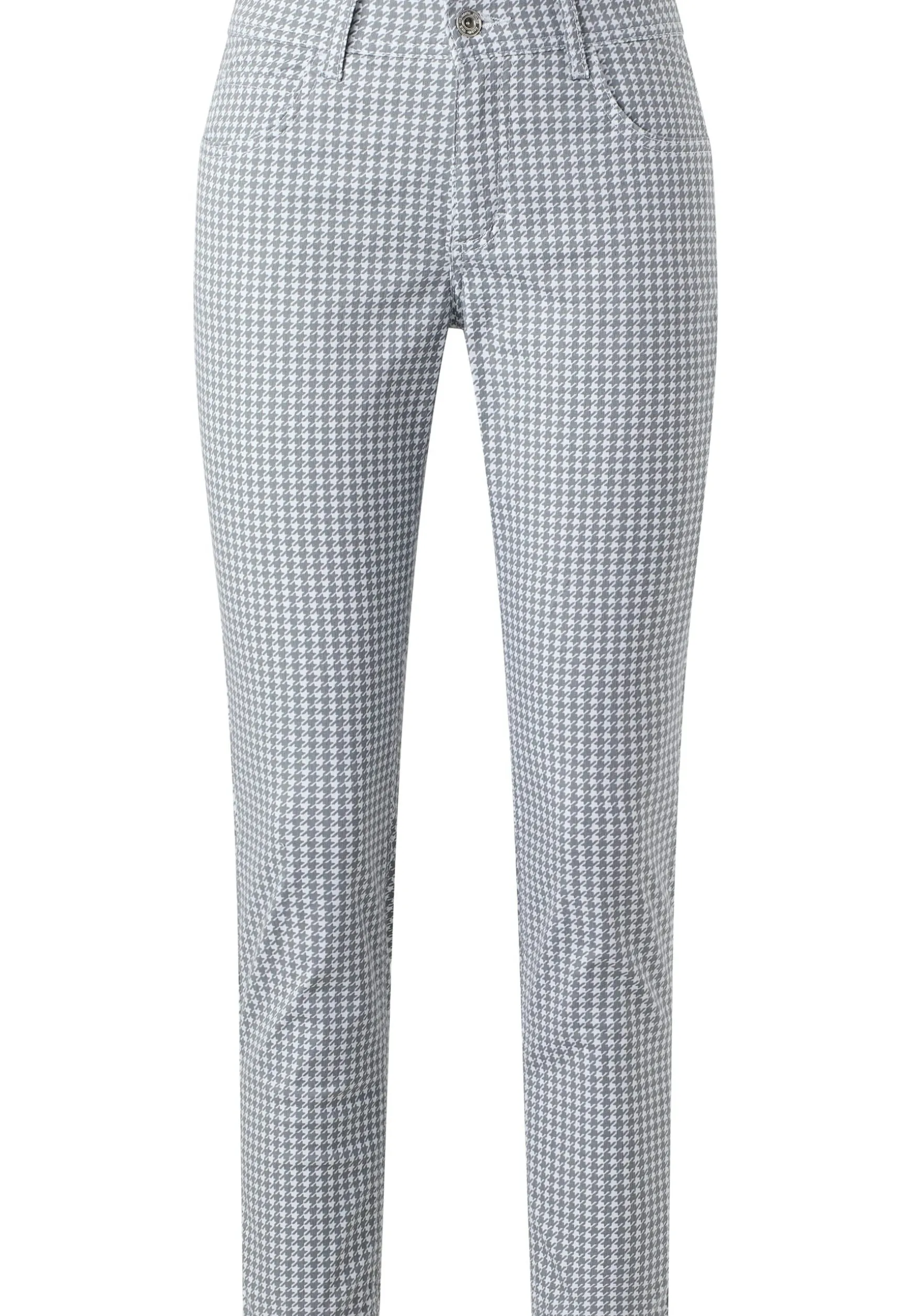 Ornella with houndstooth pattern