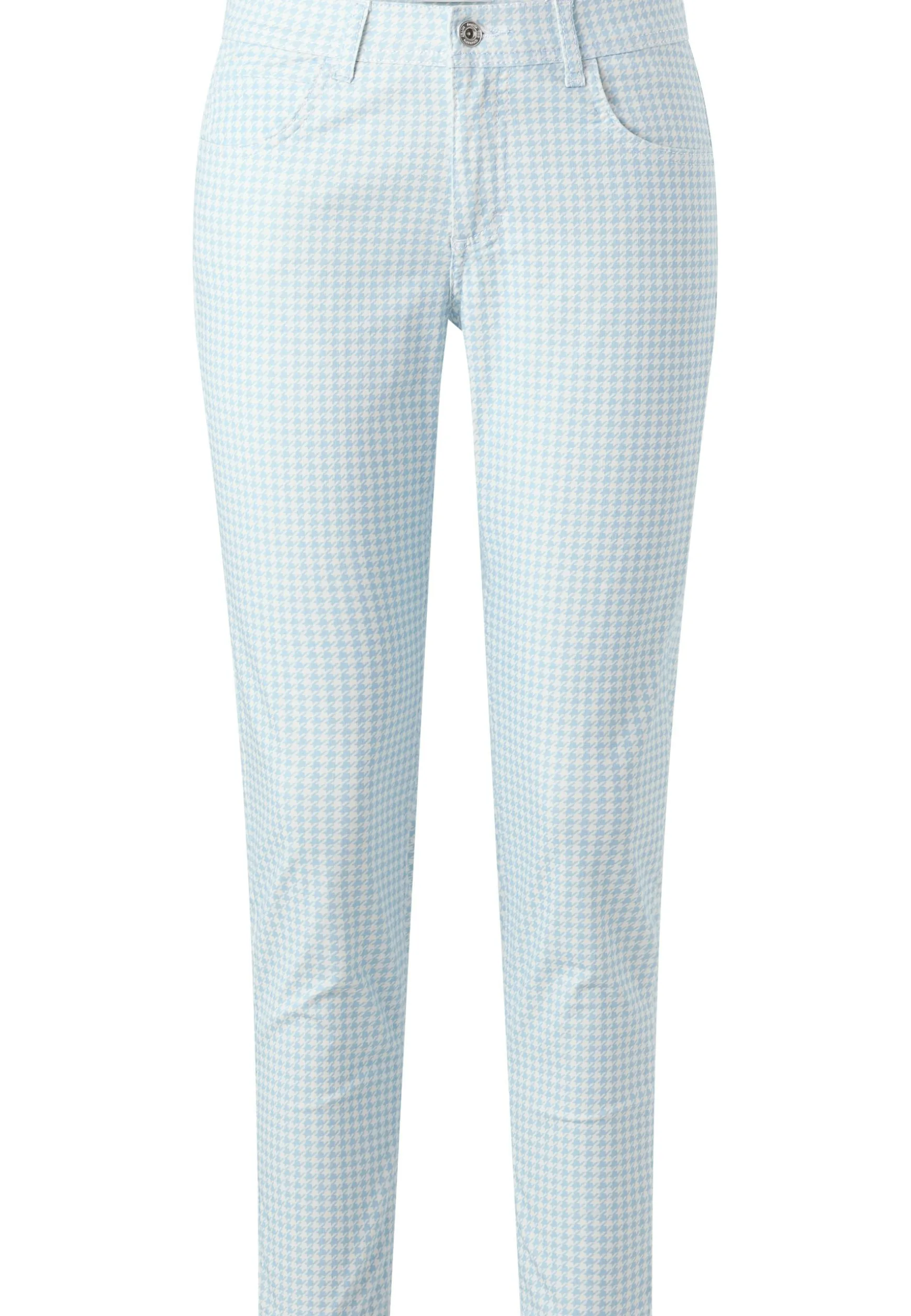Ornella with houndstooth pattern