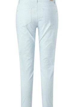 Ornella with houndstooth pattern