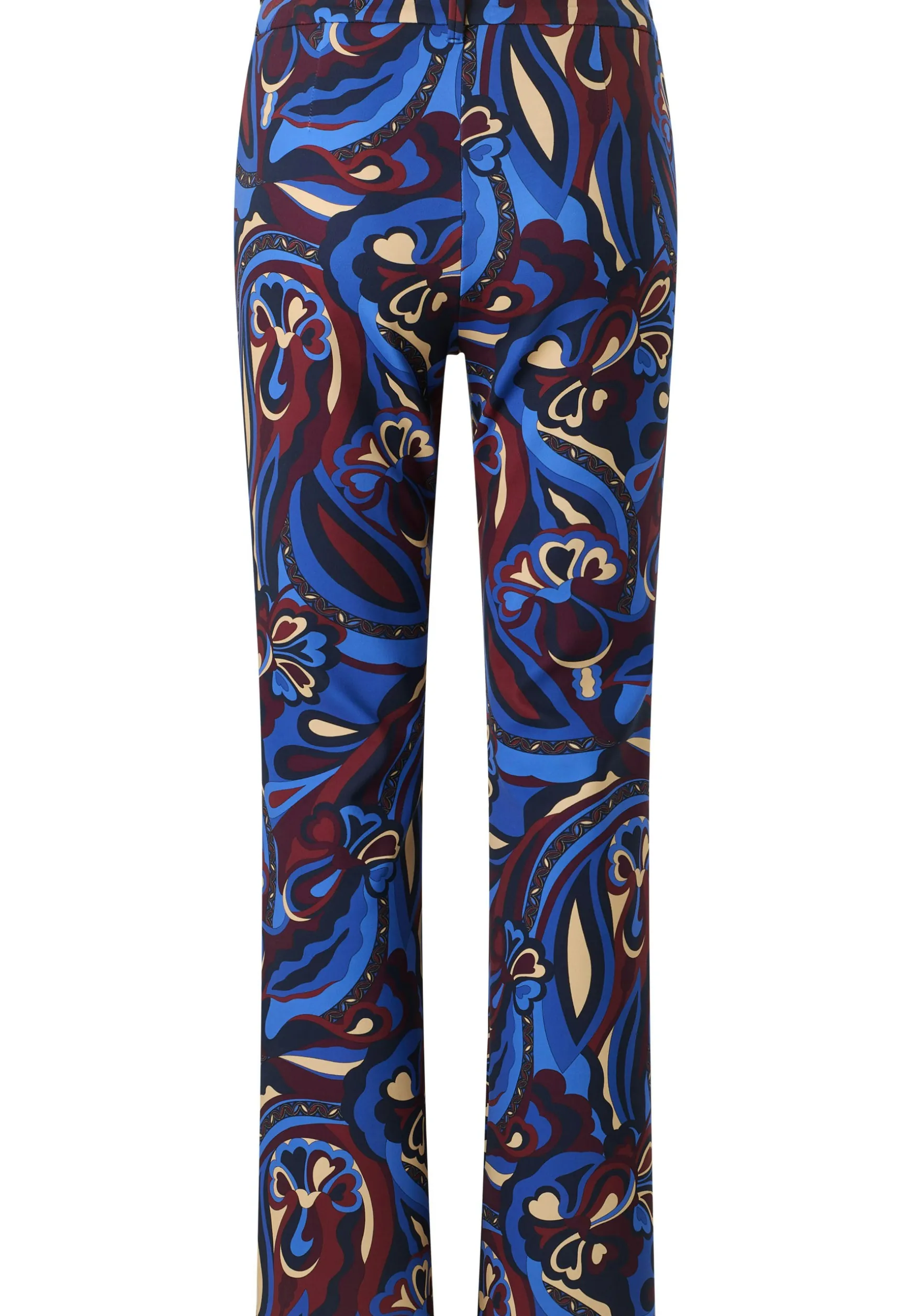 Pants Bootcut with Modern Flower Print