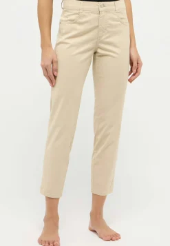 Pants Cici Crop Slit in solid design