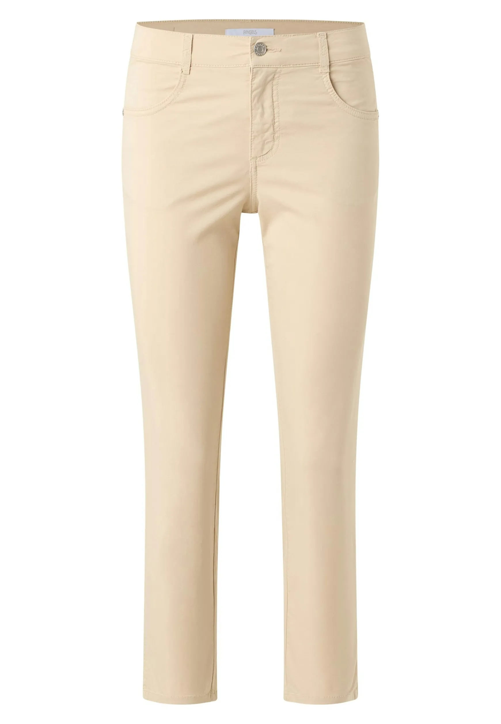 Pants Cici Crop Slit in solid design