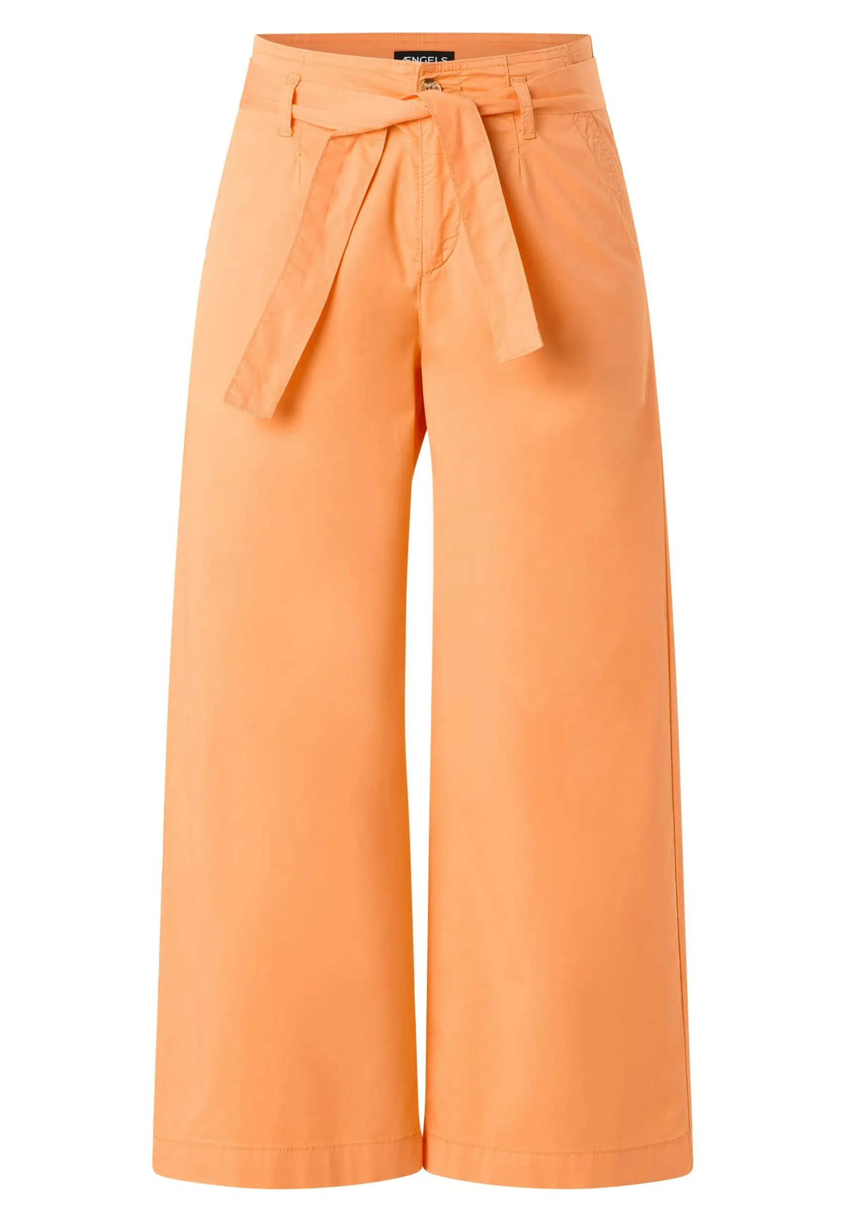 Pants Cropped Detail Culotte with belt